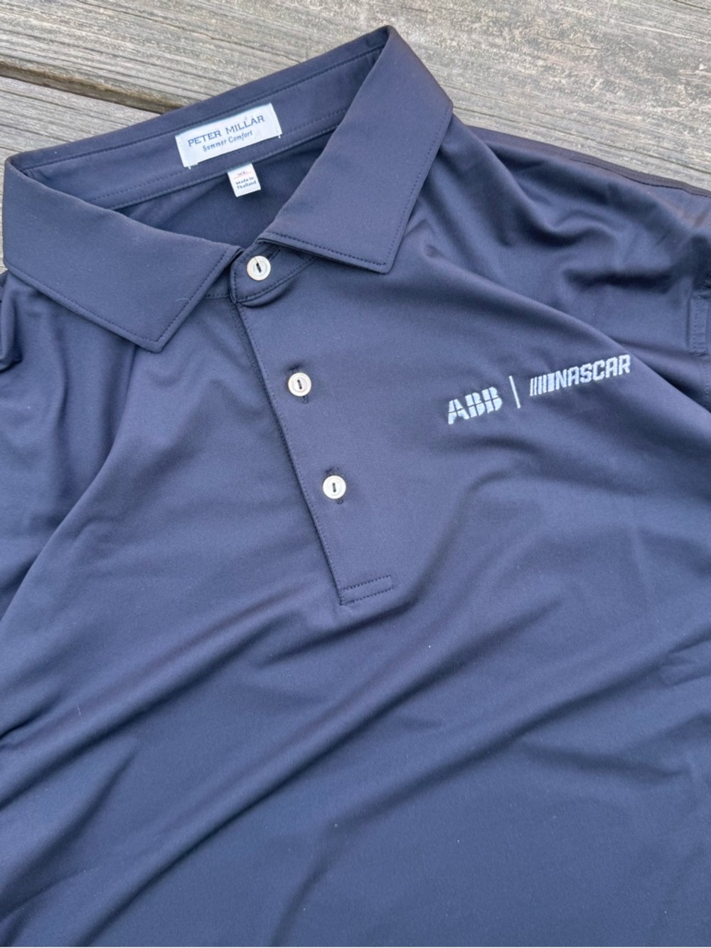 Men’s Peter Millar summer comfort NASCAR golf polo shirt - Picture 3 of 7